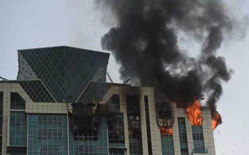 fire deepika padukone building