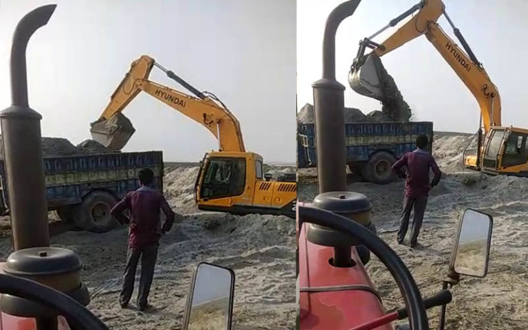 illegal mining in sitapur district