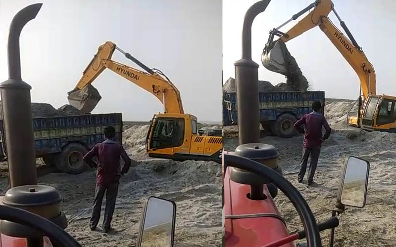 illegal mining in sitapur district