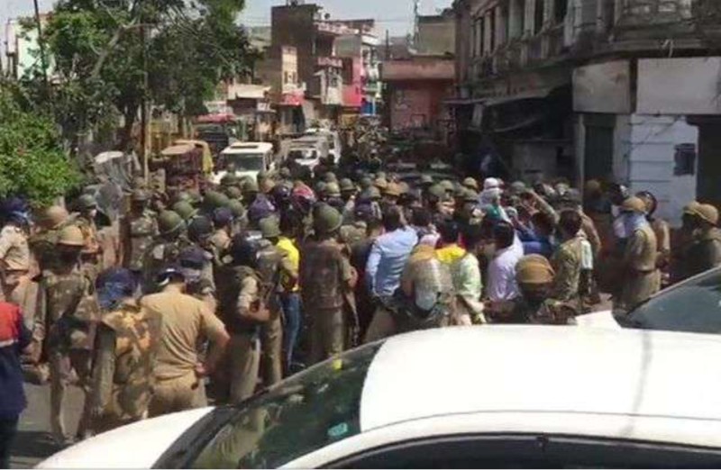 Tablighi jamaat Meerut attacked on police