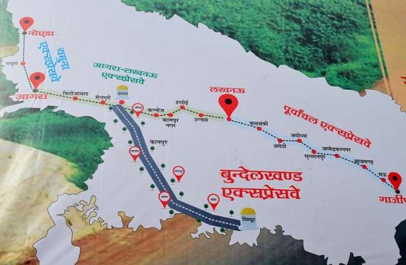 bundelkhand expresway work resumes in lockdown