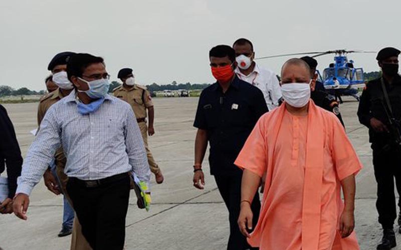 Yogi Inaugurte 300 beds covid-19 hospitals