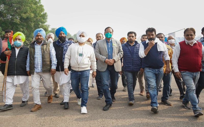 delhi kisaan andolan