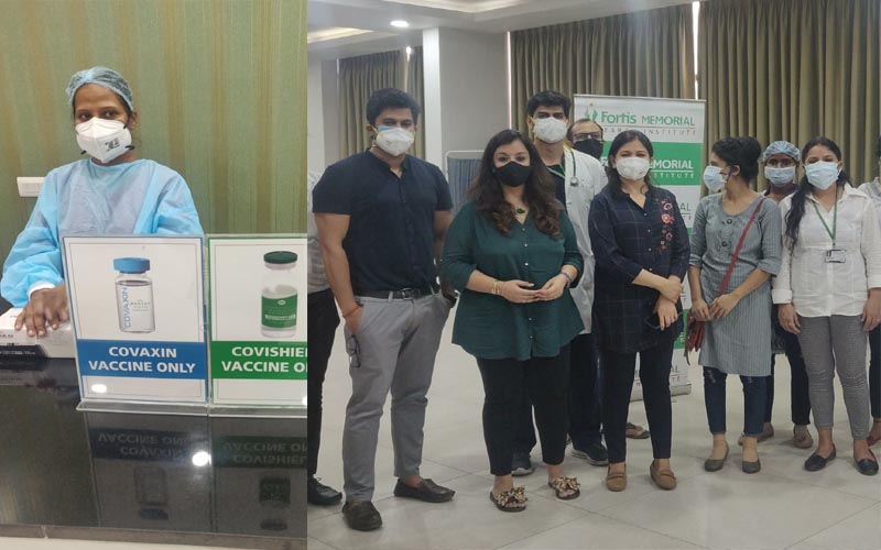 Vaccination in Fortis hospital
