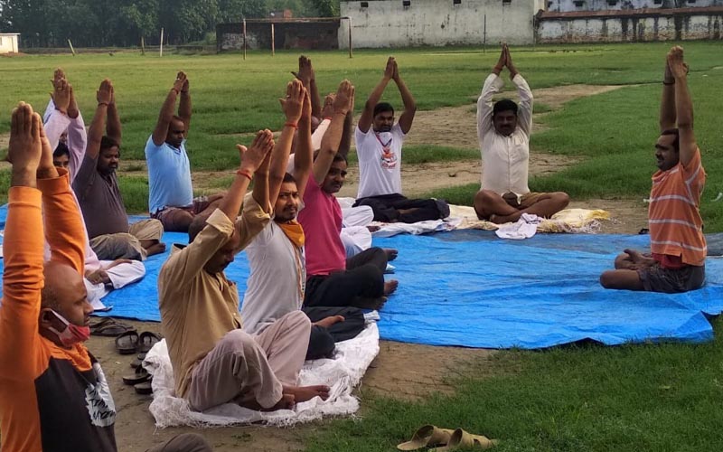 internatiol yoga day Gorakhpur