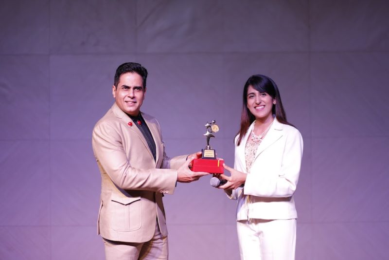 Actor Aman Yatan Verma and Annie Munjal Director STAR SALON ACADEMY